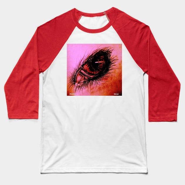 Cats eye Baseball T-Shirt by AllansArts